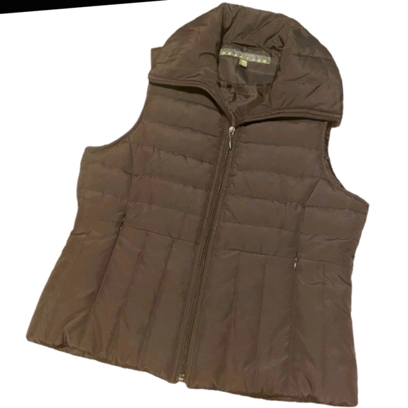 KENNETH COLE REACTION Quilted Down/Feather Puffer Vest … - Picture 1 of 9